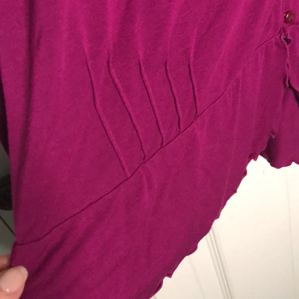 DKNY Button Up Pajama Top Sz L